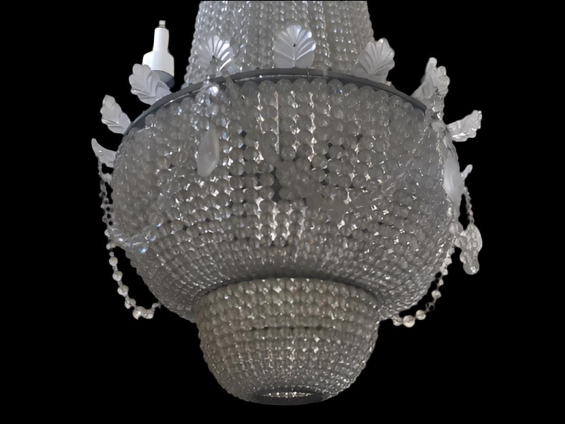 Antique French Baccarat Style Chandelier - 3