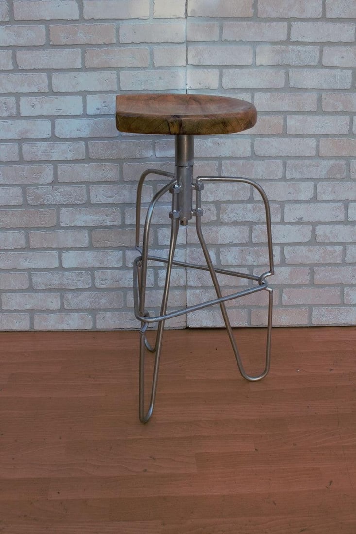 Mid Century Modern Herman Miller Style Stool - 4