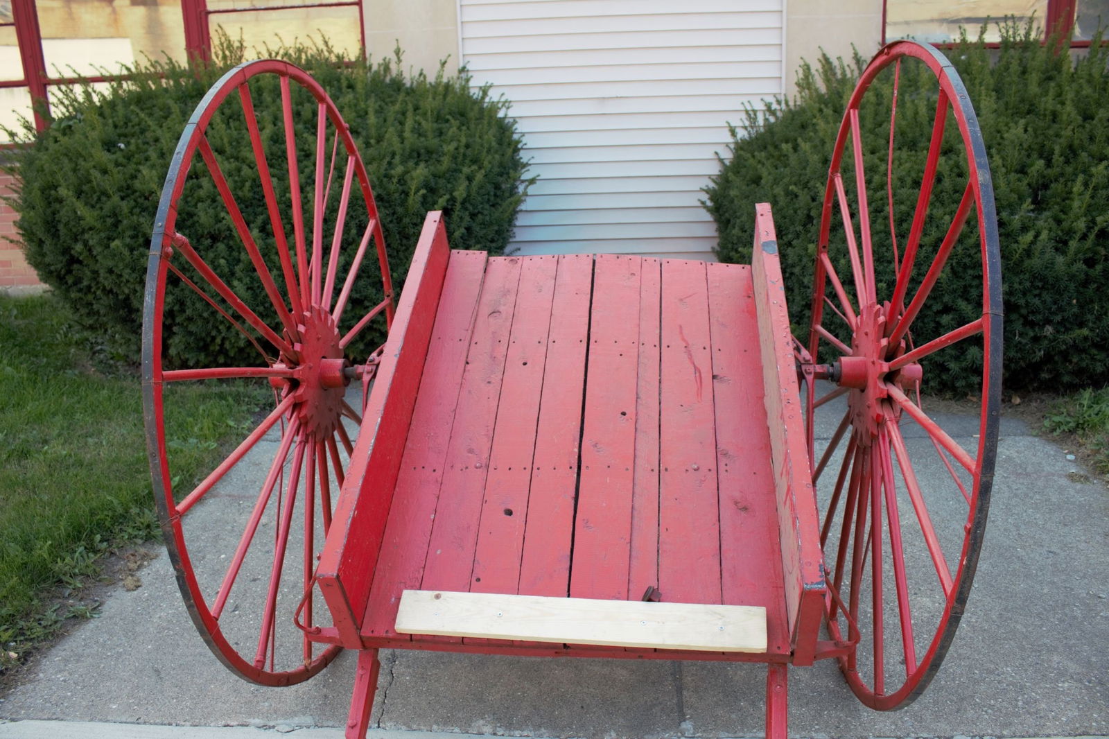 Antique Historic Chicago Fire Hose Cart and Fire Extinguisher - 2 Piece Set - 5