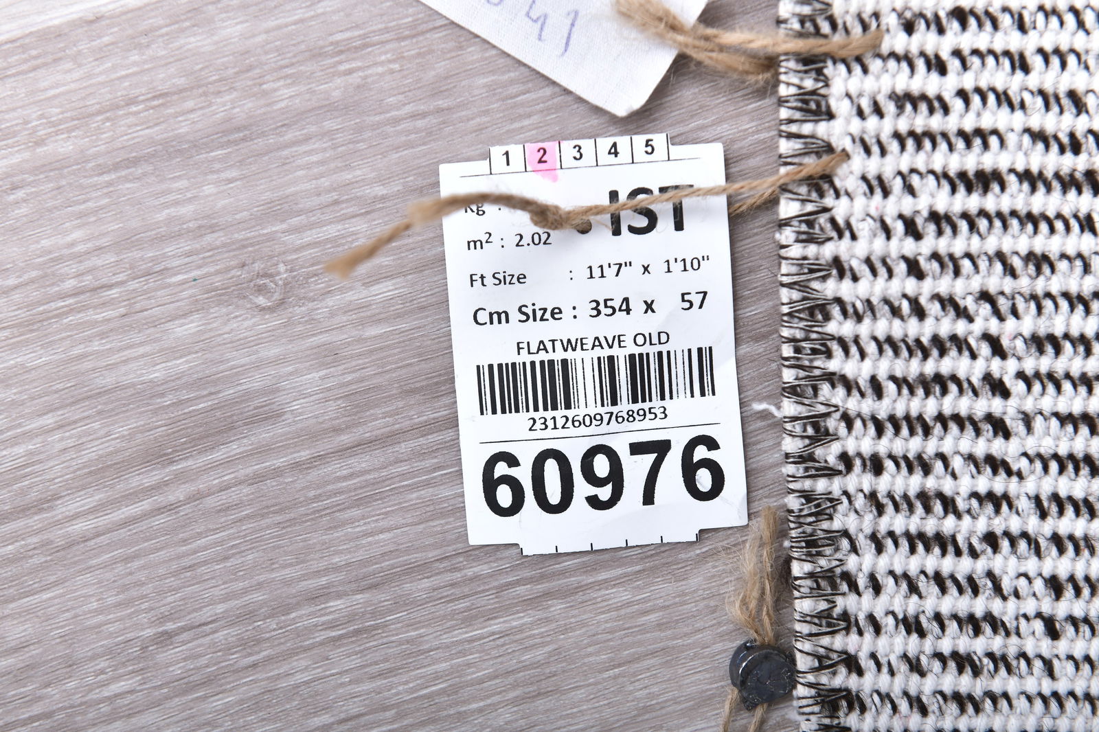 1'10'' x 11'7'' Turkish Flatweave Kilim Rug - 60976 - 13