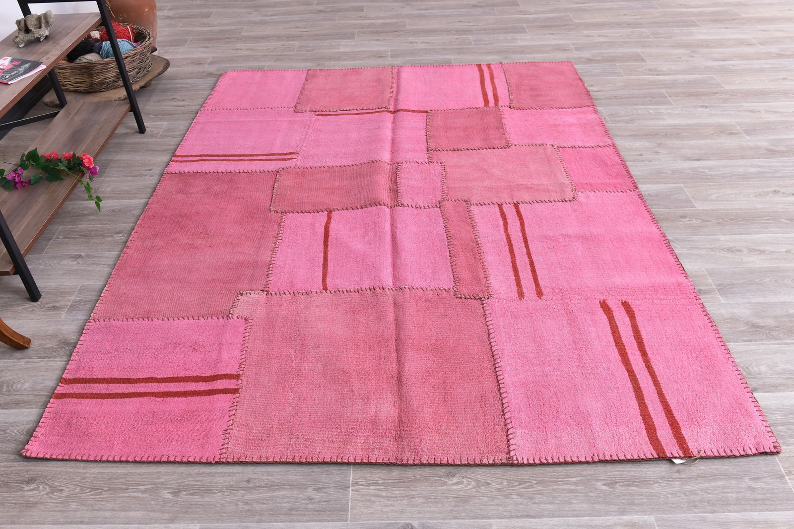 6'0'' x 7'11'' Turkish Flatweave Kilim Rug - 241094 - 3