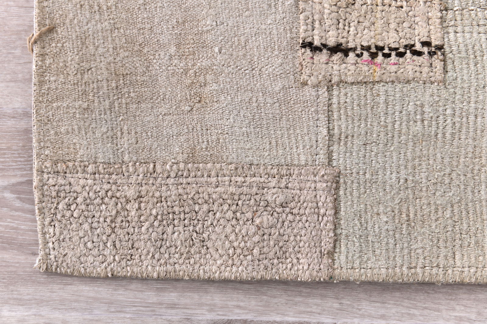 2'2'' x 9'10'' Turkish Hemp Patchwork Rug - 241057 - 8