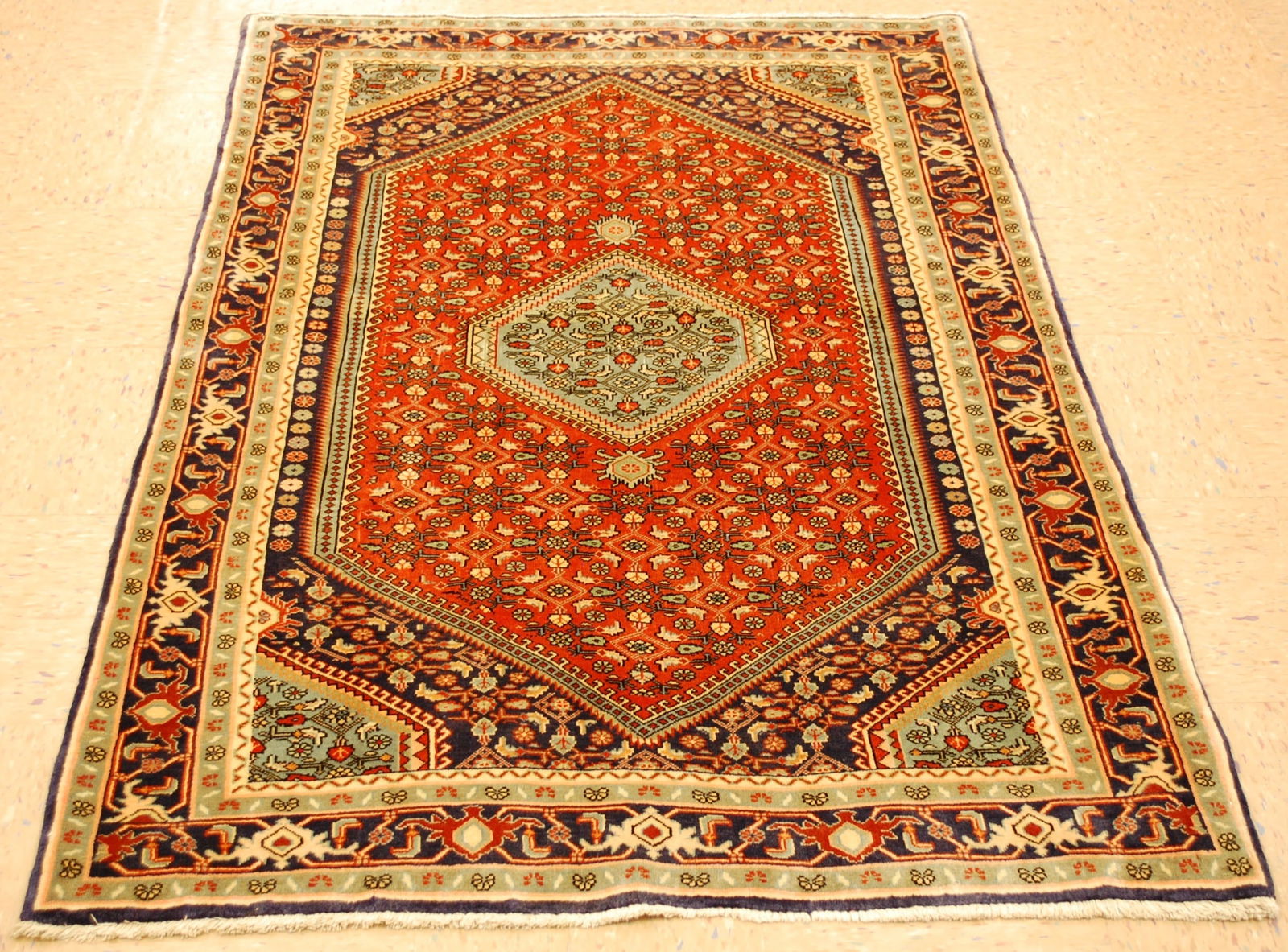 PERSIAN BIJAR RUG 3' 8" X 5'7" (1 of 12)