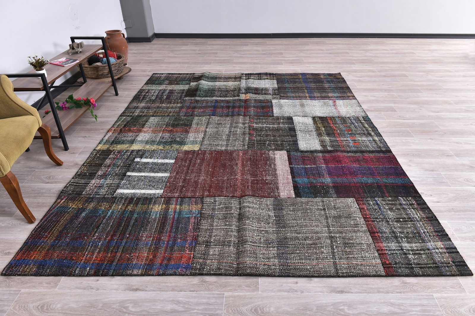 7'10'' x 10'0'' Turkish Flatweave Kilim Rug - 241095 - 3
