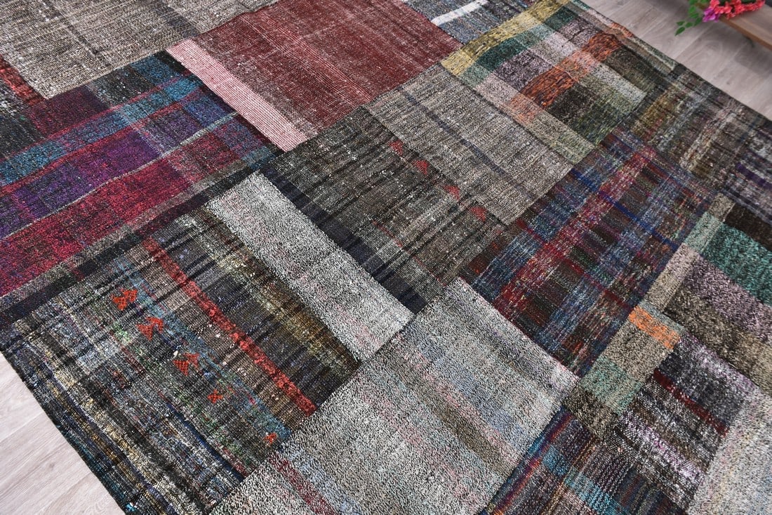 7'10'' x 10'0'' Turkish Flatweave Kilim Rug - 241095 - 4