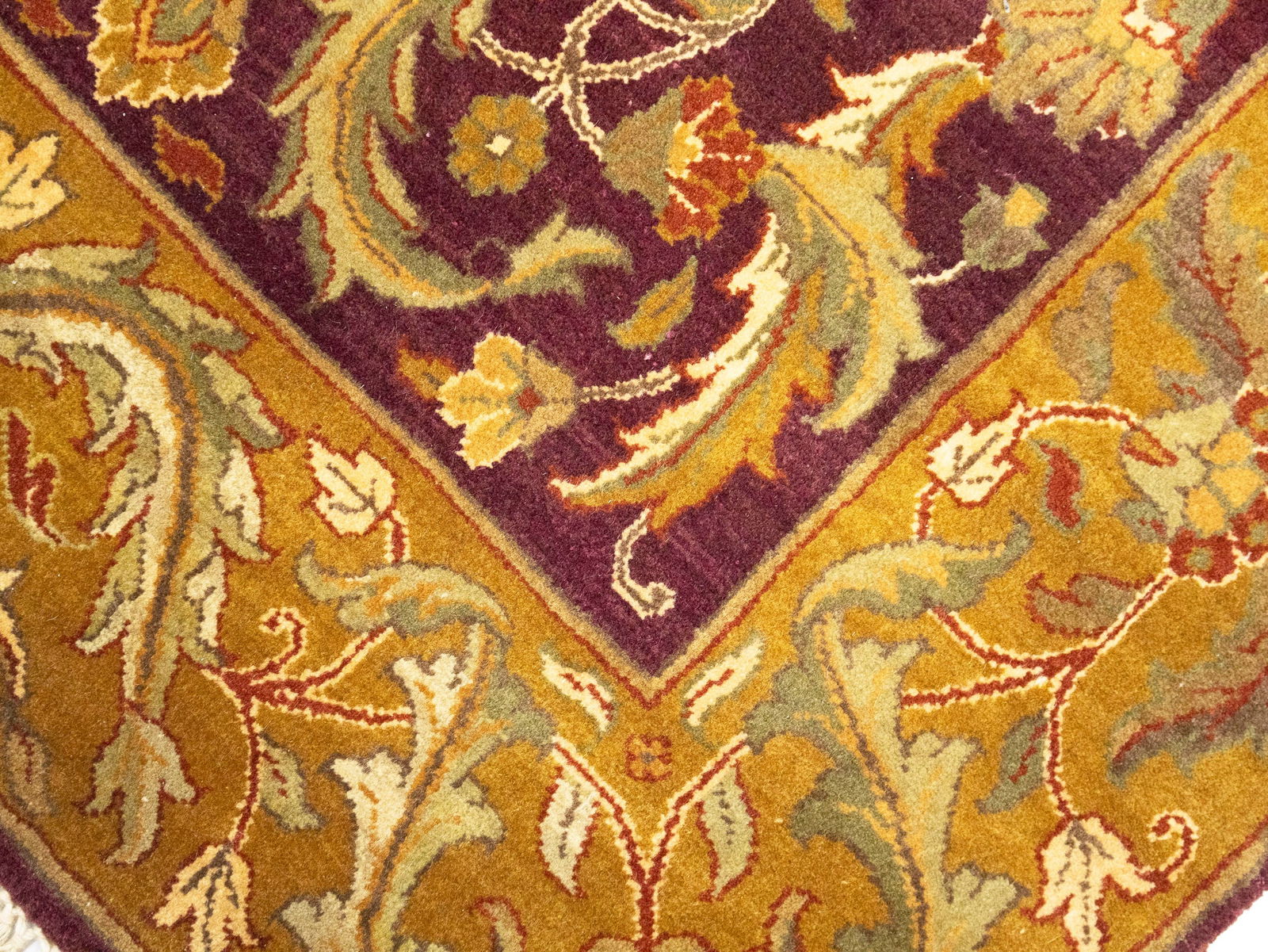 Purple Floral Classic 4X6 Agra Jaipur Oriental Rug - 11