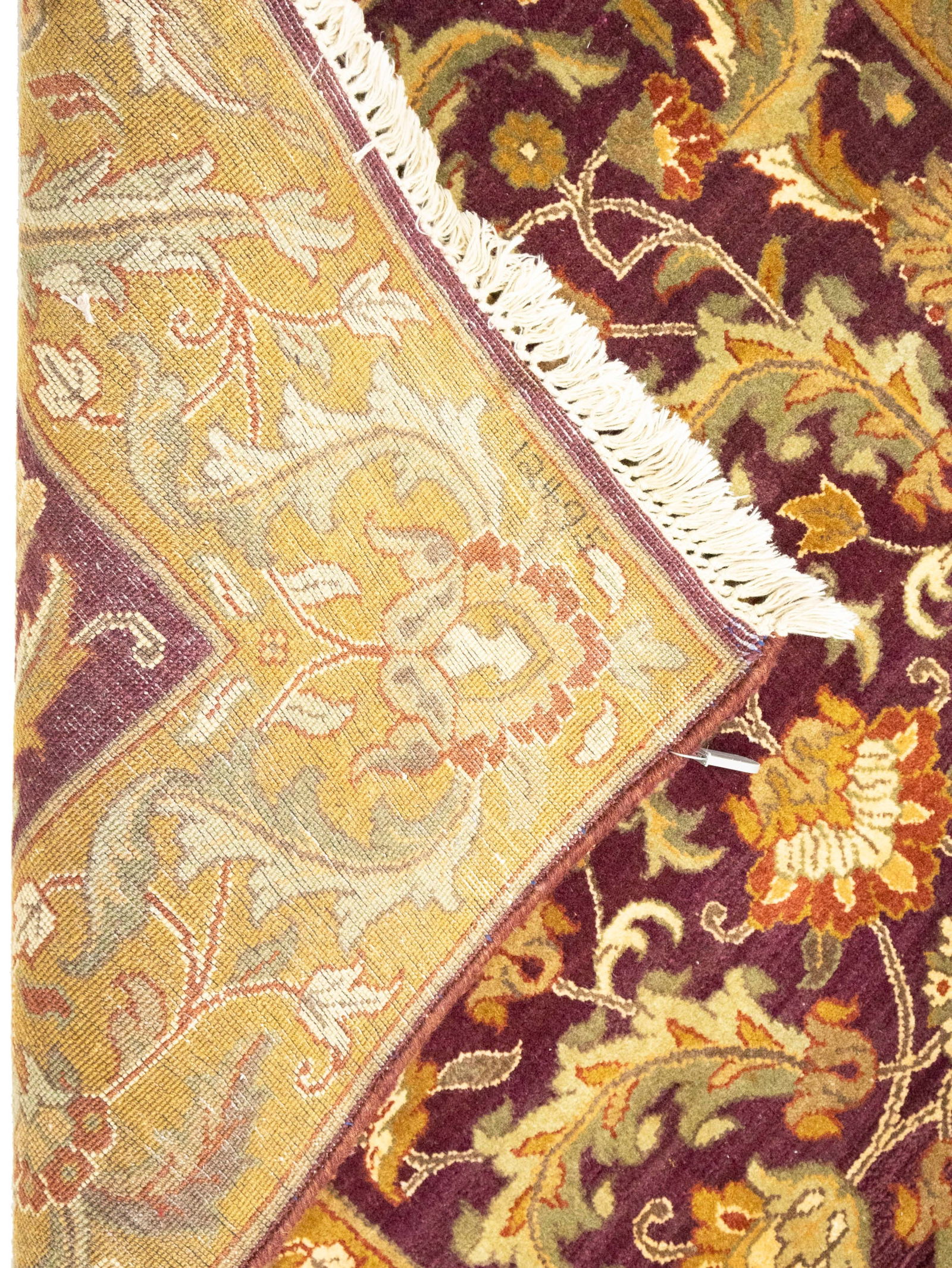 Purple Floral Classic 4X6 Agra Jaipur Oriental Rug - 14