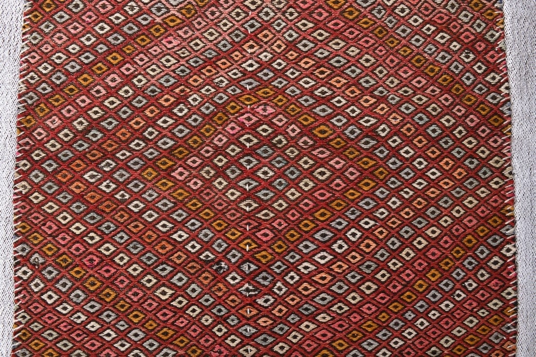 3'4'' x 4'5'' Turkish Flatweave Kilim Rug - 240368 - 7