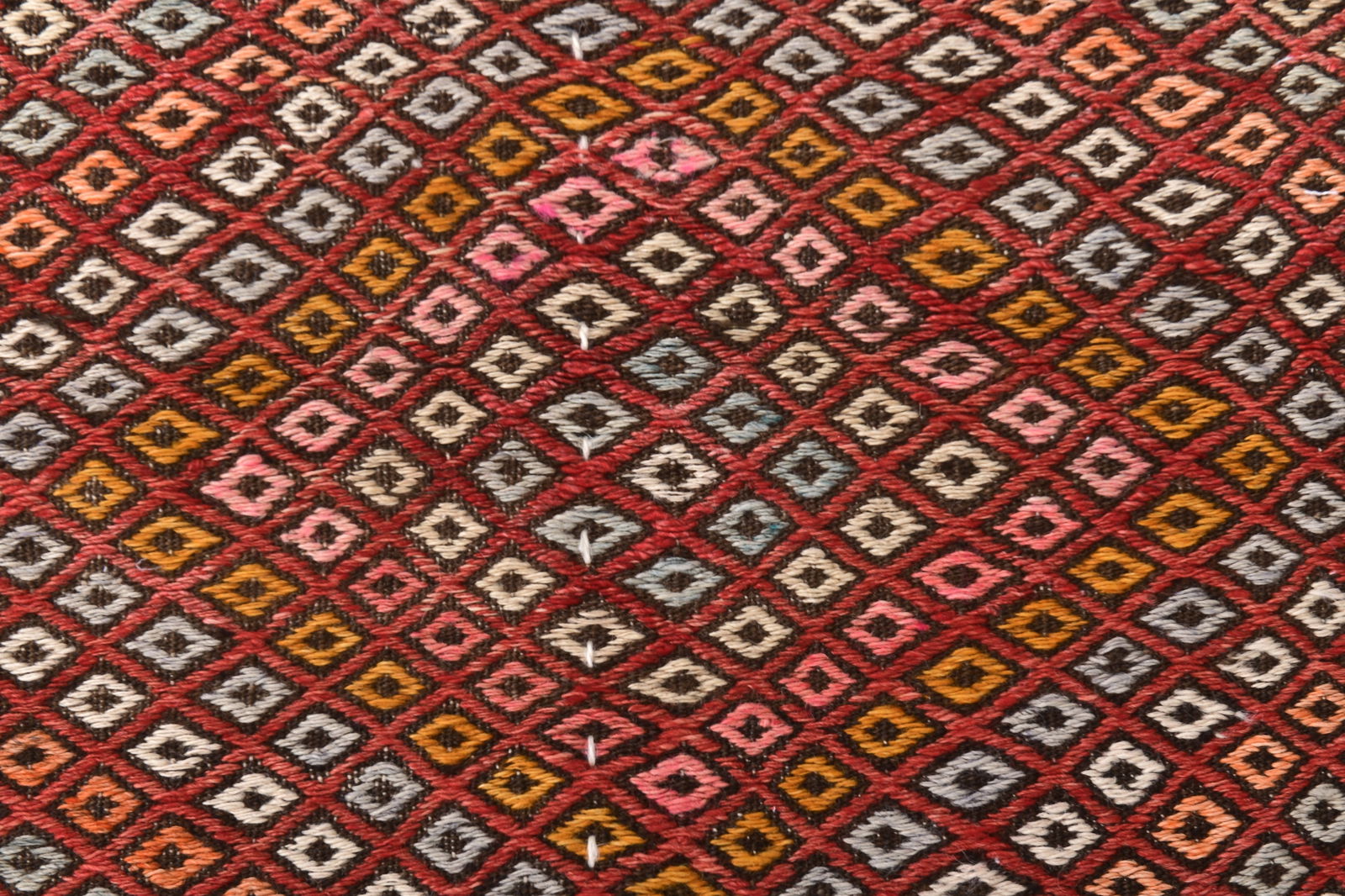 3'4'' x 4'5'' Turkish Flatweave Kilim Rug - 240368 - 8