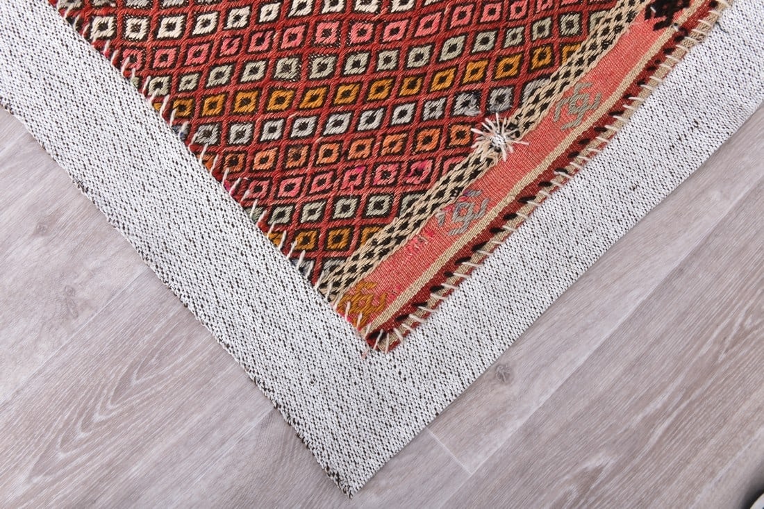 3'4'' x 4'5'' Turkish Flatweave Kilim Rug - 240368 - 9