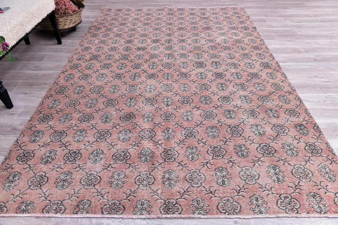 6'9'' x 10'2'' Turkish Handmade Kilim Rug - 244399 - 3