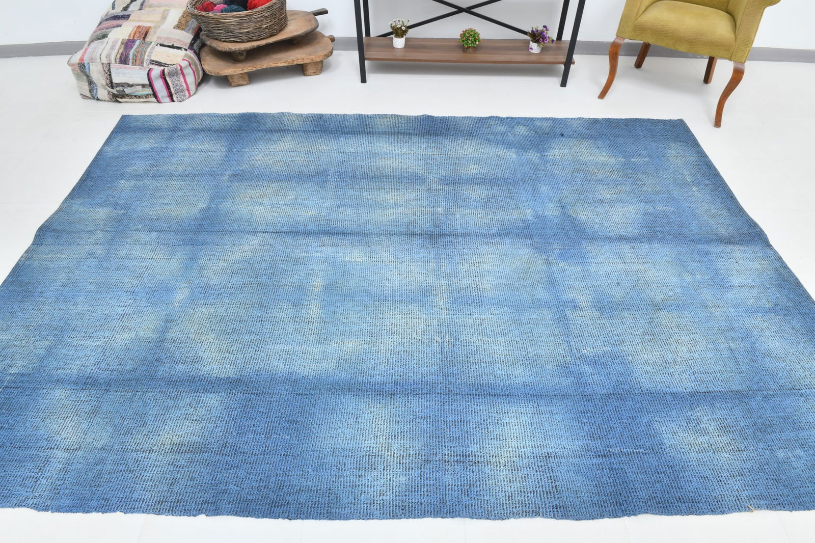 6'10'' x 9'7'' Turkish Flatweave Kilim Rug - 60590 - 6