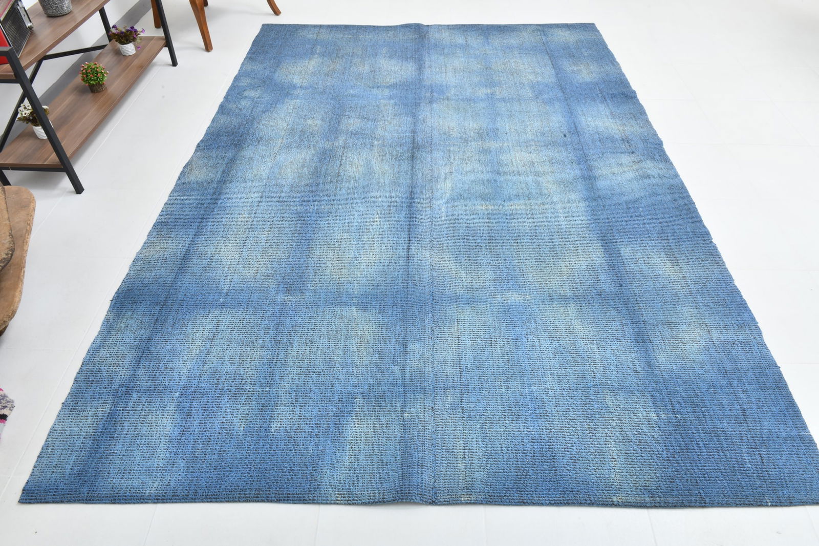 6'10'' x 9'7'' Turkish Flatweave Kilim Rug - 60590 - 8