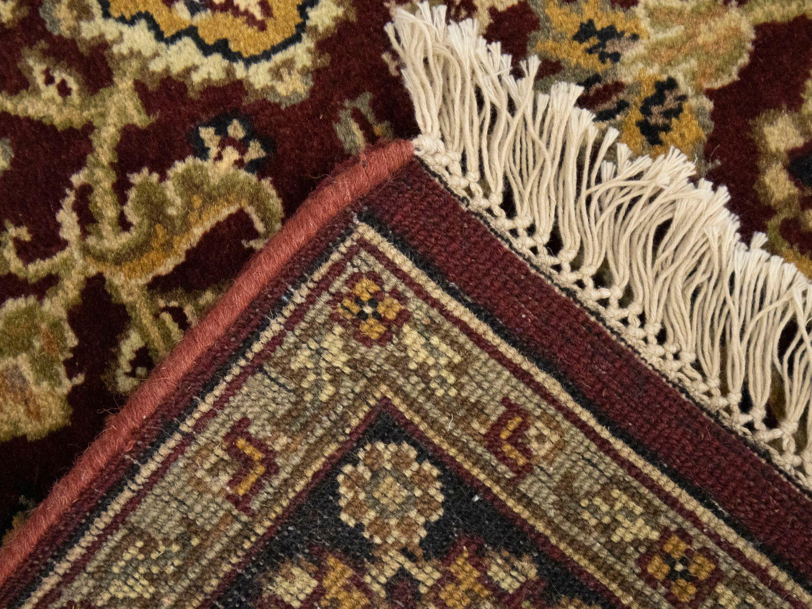 Red Floral Classic 4X6 Agra Jaipur Oriental Rug - 12