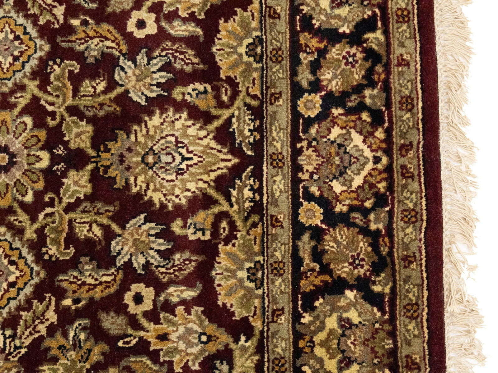 Red Floral Classic 4X6 Agra Jaipur Oriental Rug - 7