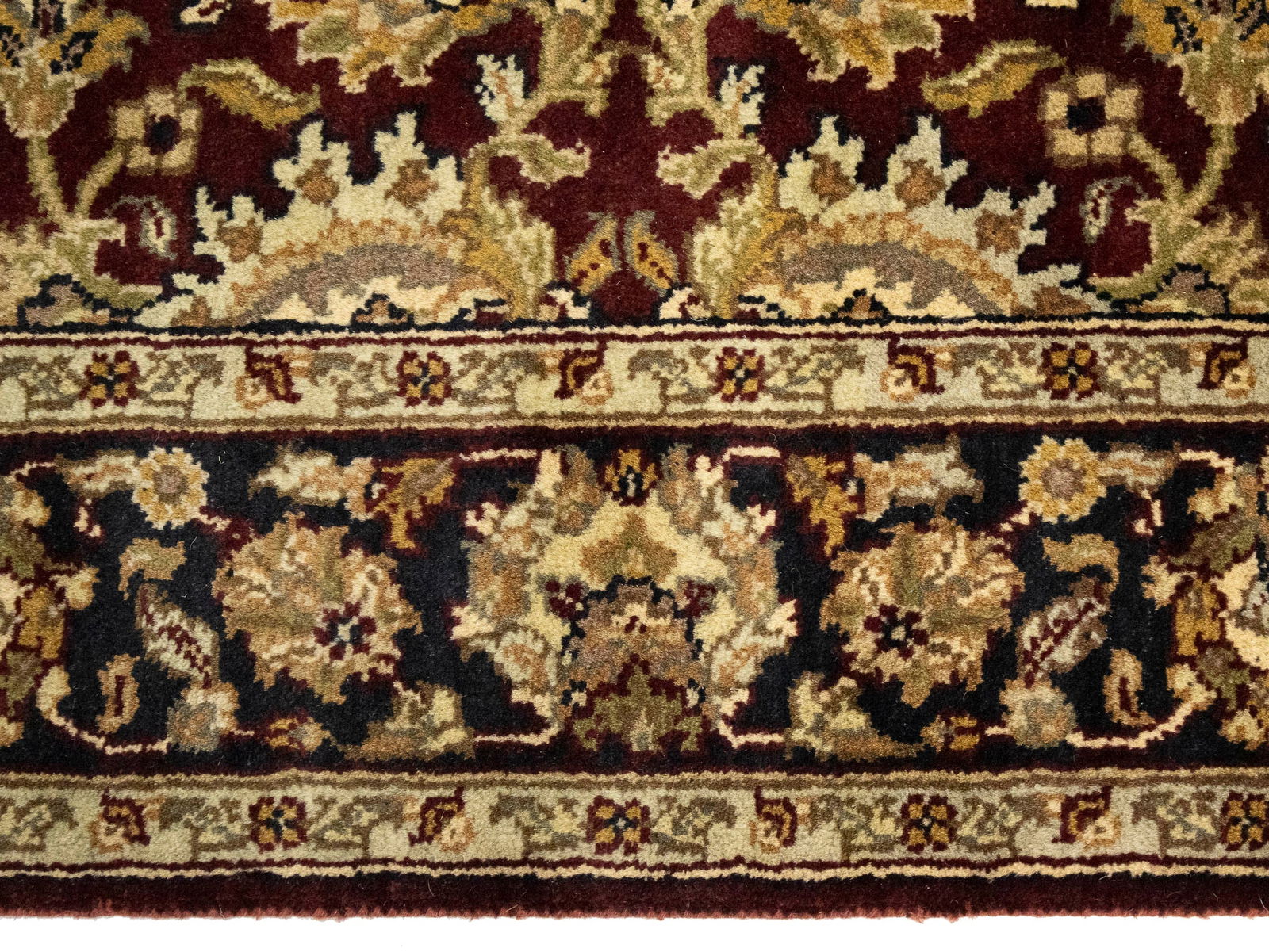 Red Floral Classic 4X6 Agra Jaipur Oriental Rug - 8