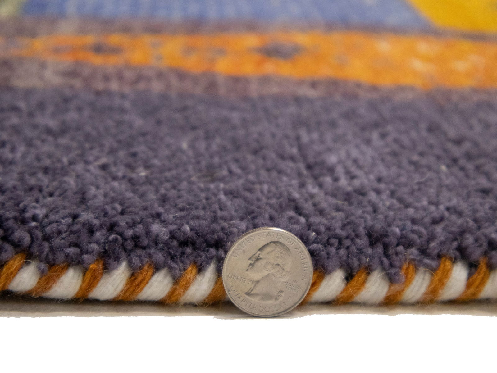 Multicolored Tribal 6X8 Indo-Gabbeh Oriental Rug - 12