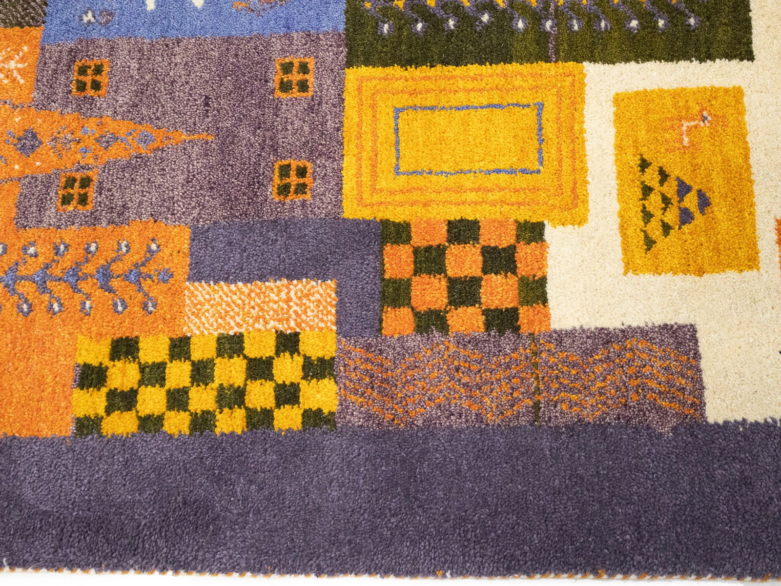 Multicolored Tribal 6X8 Indo-Gabbeh Oriental Rug - 9