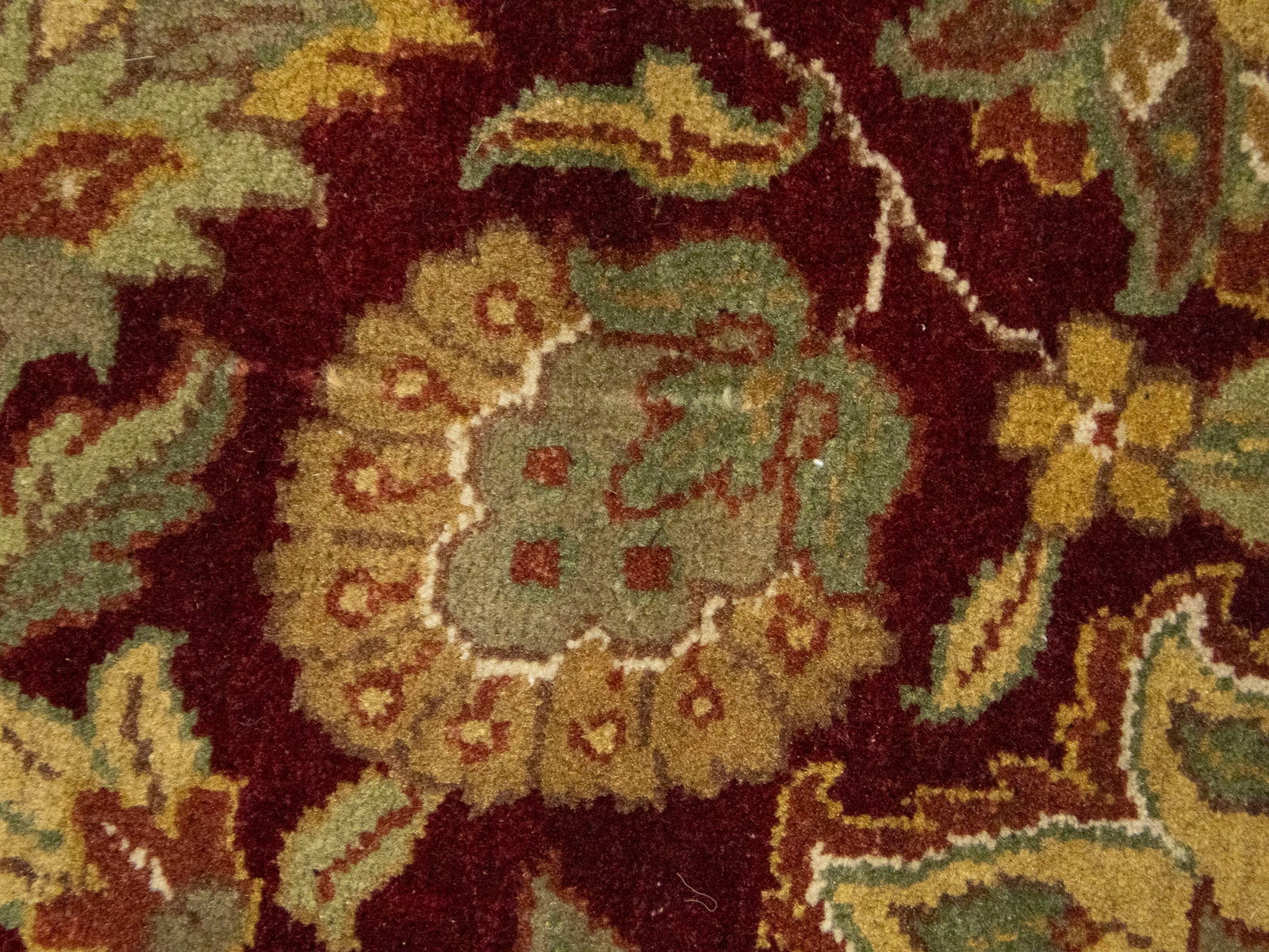 Red Floral Classic 3X5 Agra Jaipur Oriental Rug - 11