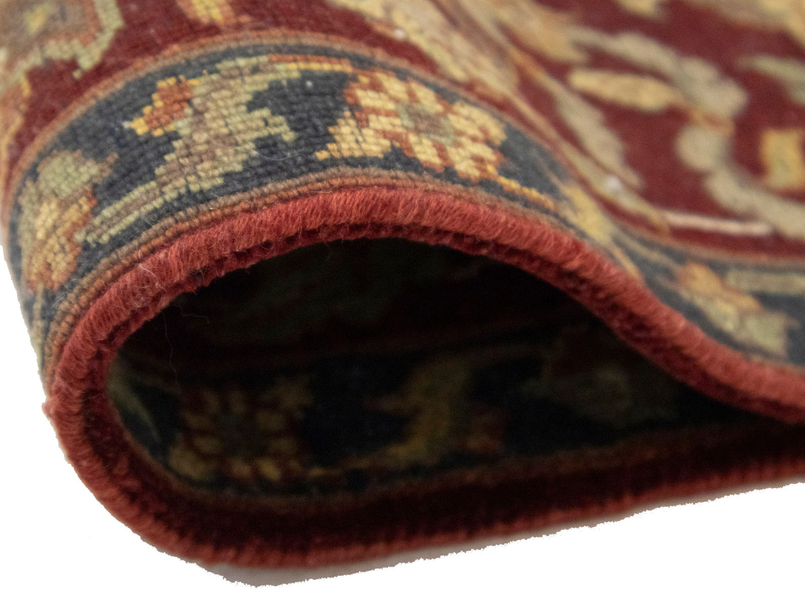 Red Floral Classic 3X5 Agra Jaipur Oriental Rug - 15