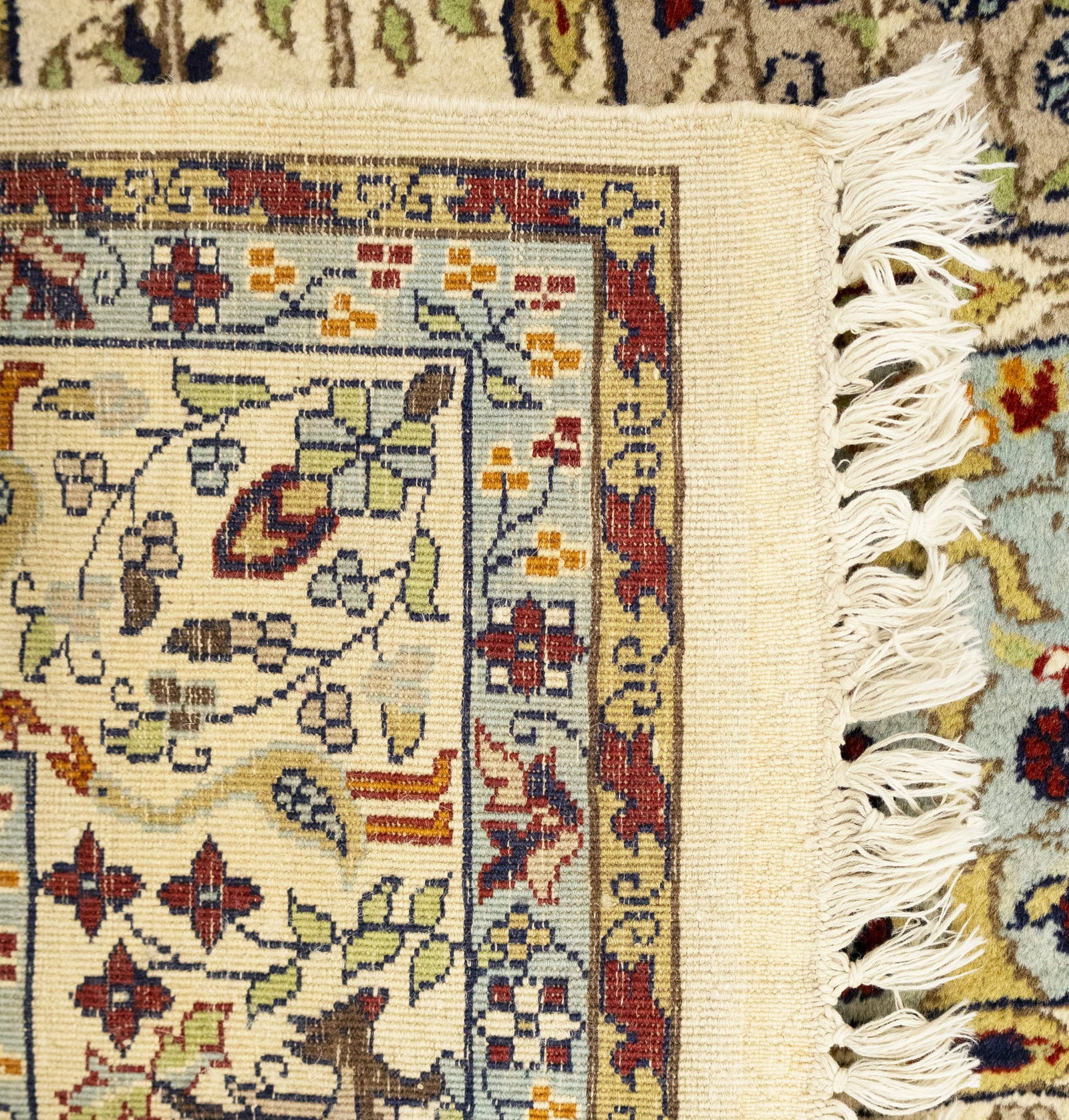 Cream Floral Classic 4X6 Agra Jaipur Oriental Rug - 15