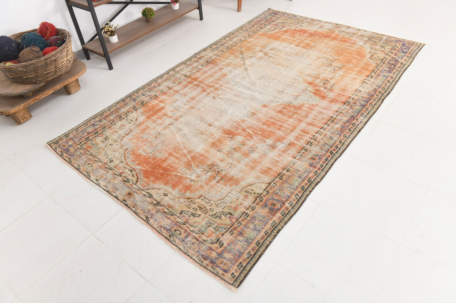 5'0'' x 8'5'' Turkish Flatweave Kilim Rug - 24349 - 6