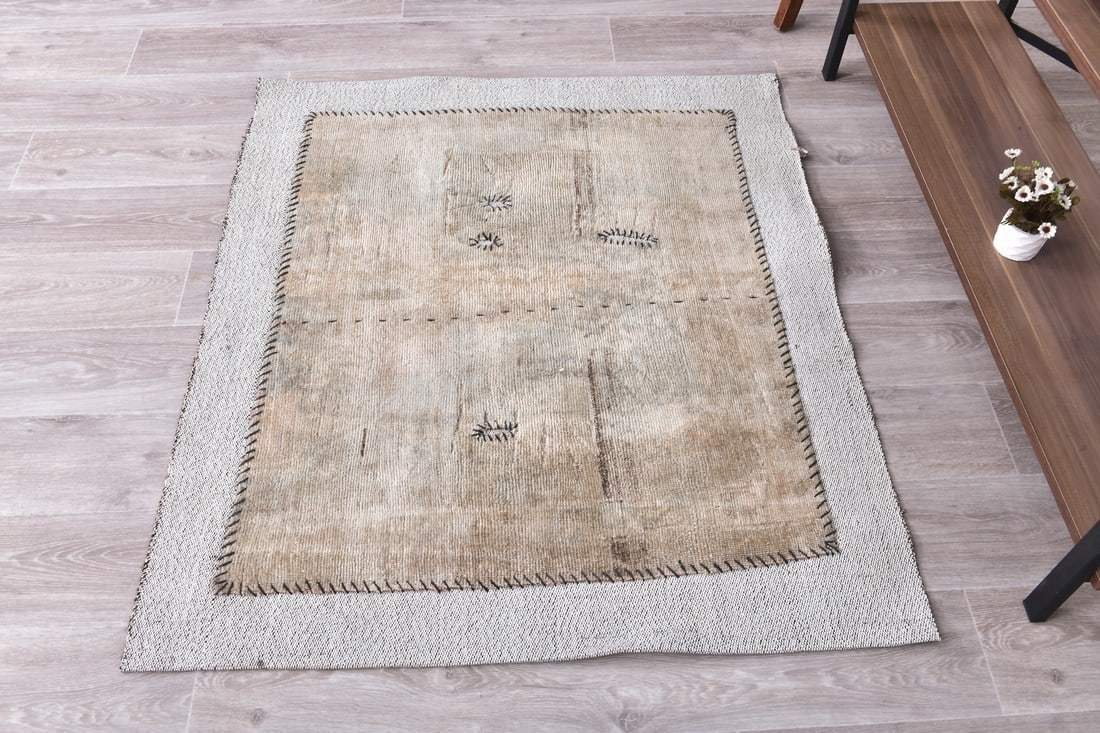 3'4'' x 3'10'' Turkish Flatweave Kilim Rug - 240377 - 5