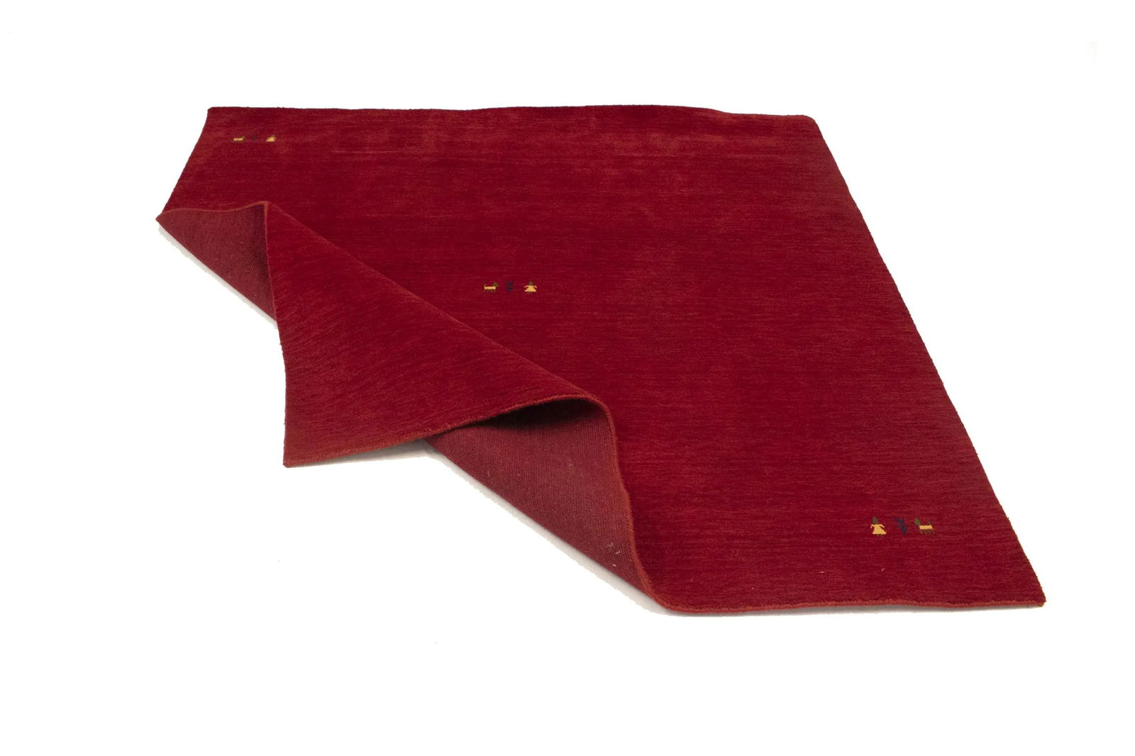 Red Tribal 6X6 Gabbeh Modern Square Rug - 12