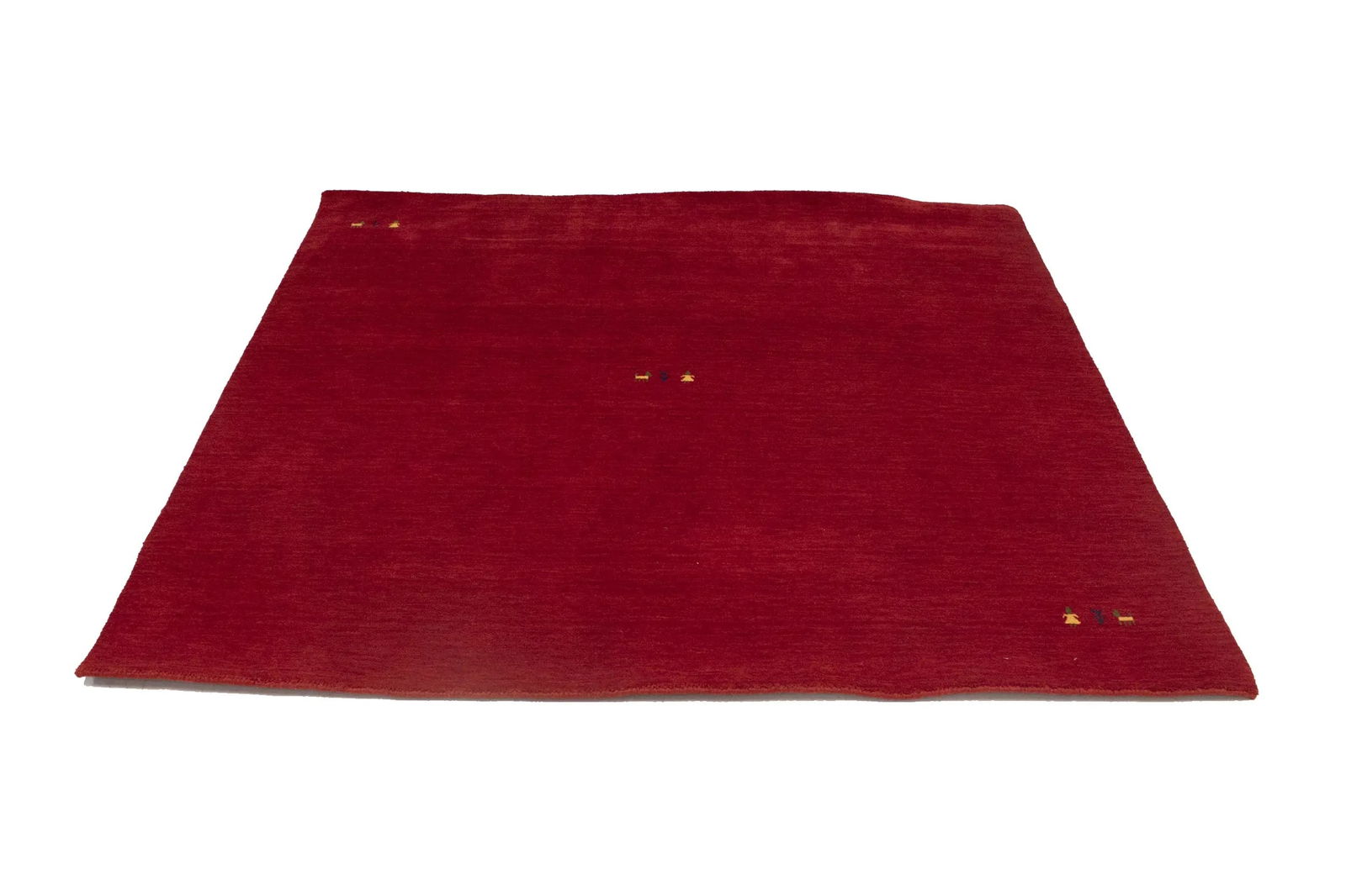 Red Tribal 6X6 Gabbeh Modern Square Rug - 3
