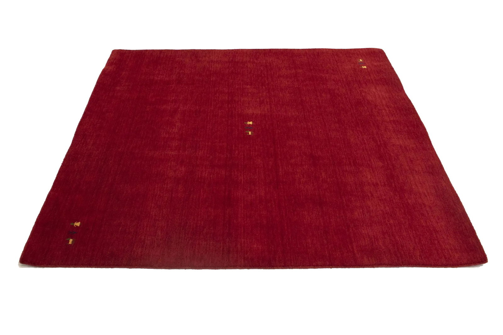Red Tribal 6X6 Gabbeh Modern Square Rug - 5