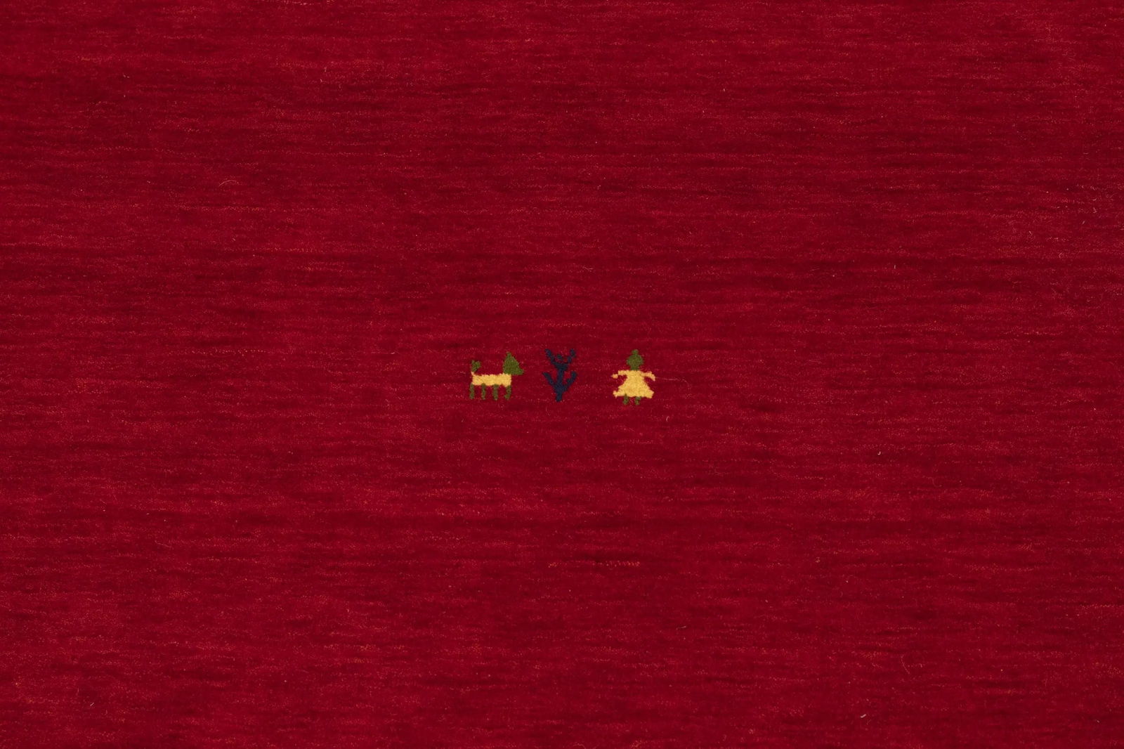 Red Tribal 6X6 Gabbeh Modern Square Rug - 7