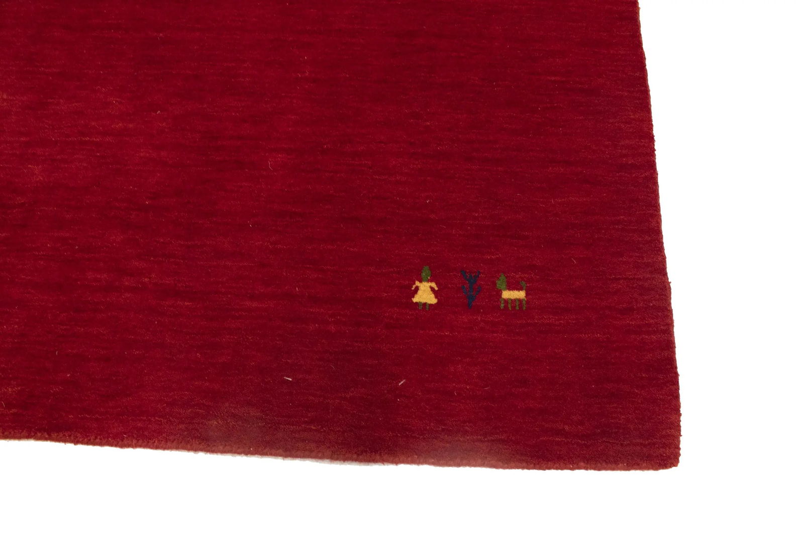 Red Tribal 6X6 Gabbeh Modern Square Rug - 9