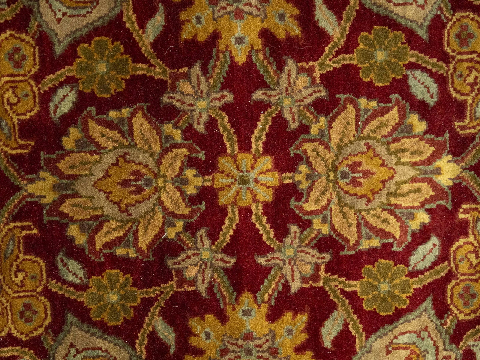 Red Floral Classic 4X6 Agra Jaipur Oriental Rug - 10