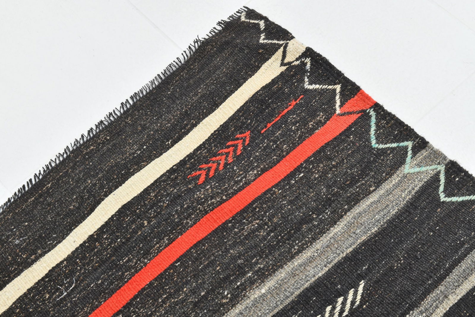 6'9'' x 9'2'' Turkish Flatweave Kilim Rug - 60548 - 13