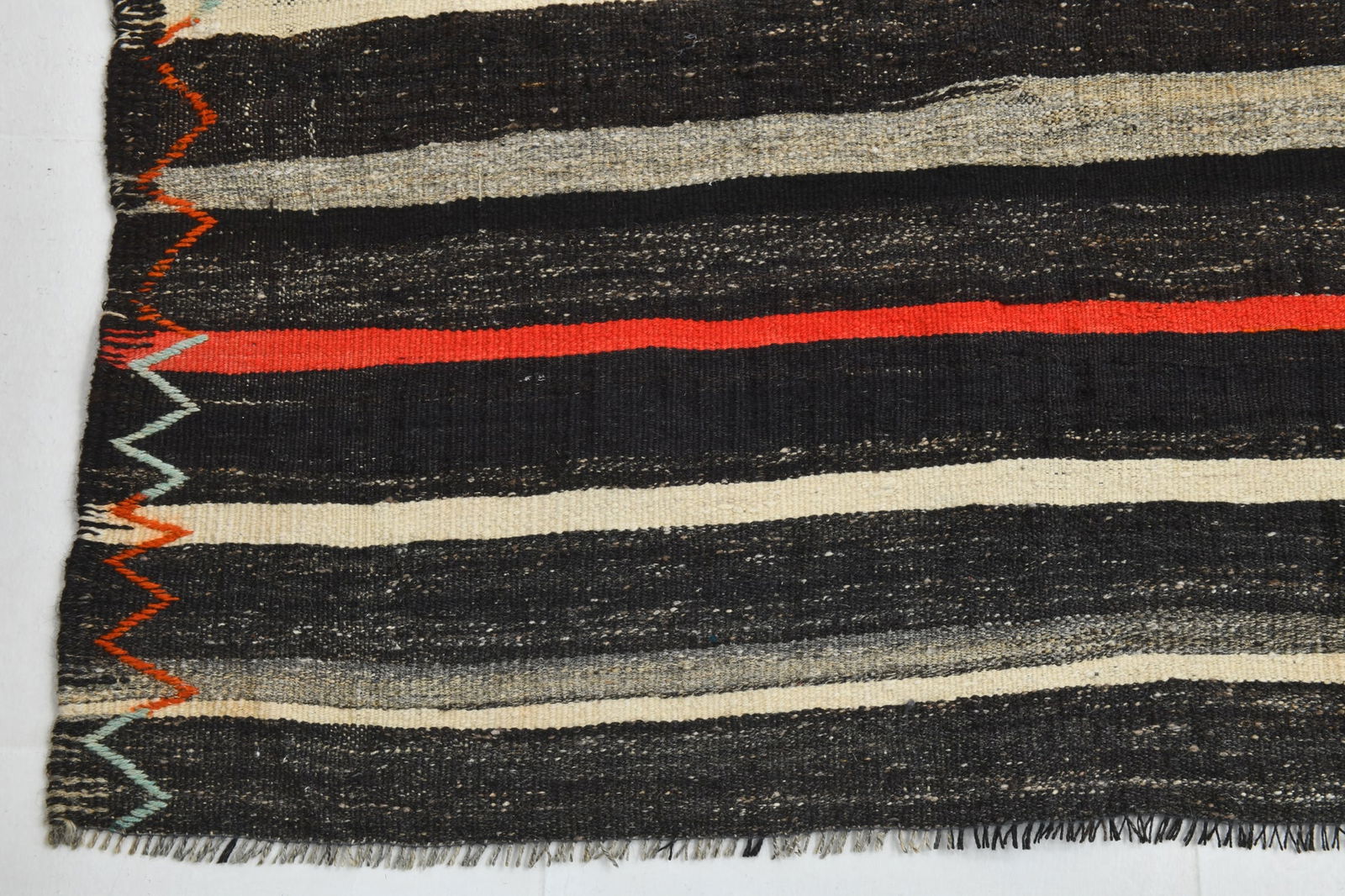 6'9'' x 9'2'' Turkish Flatweave Kilim Rug - 60548 - 14