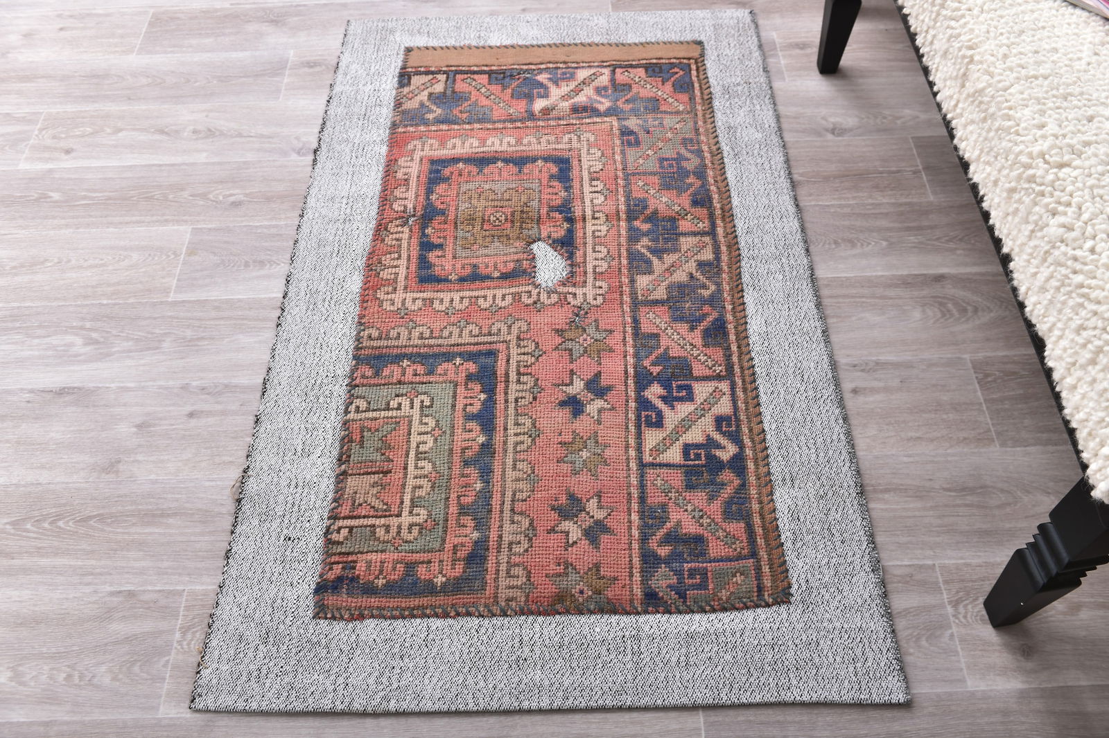 2'10'' x 4'7'' Turkish Flatweave Kilim Rug - 241704 - 3