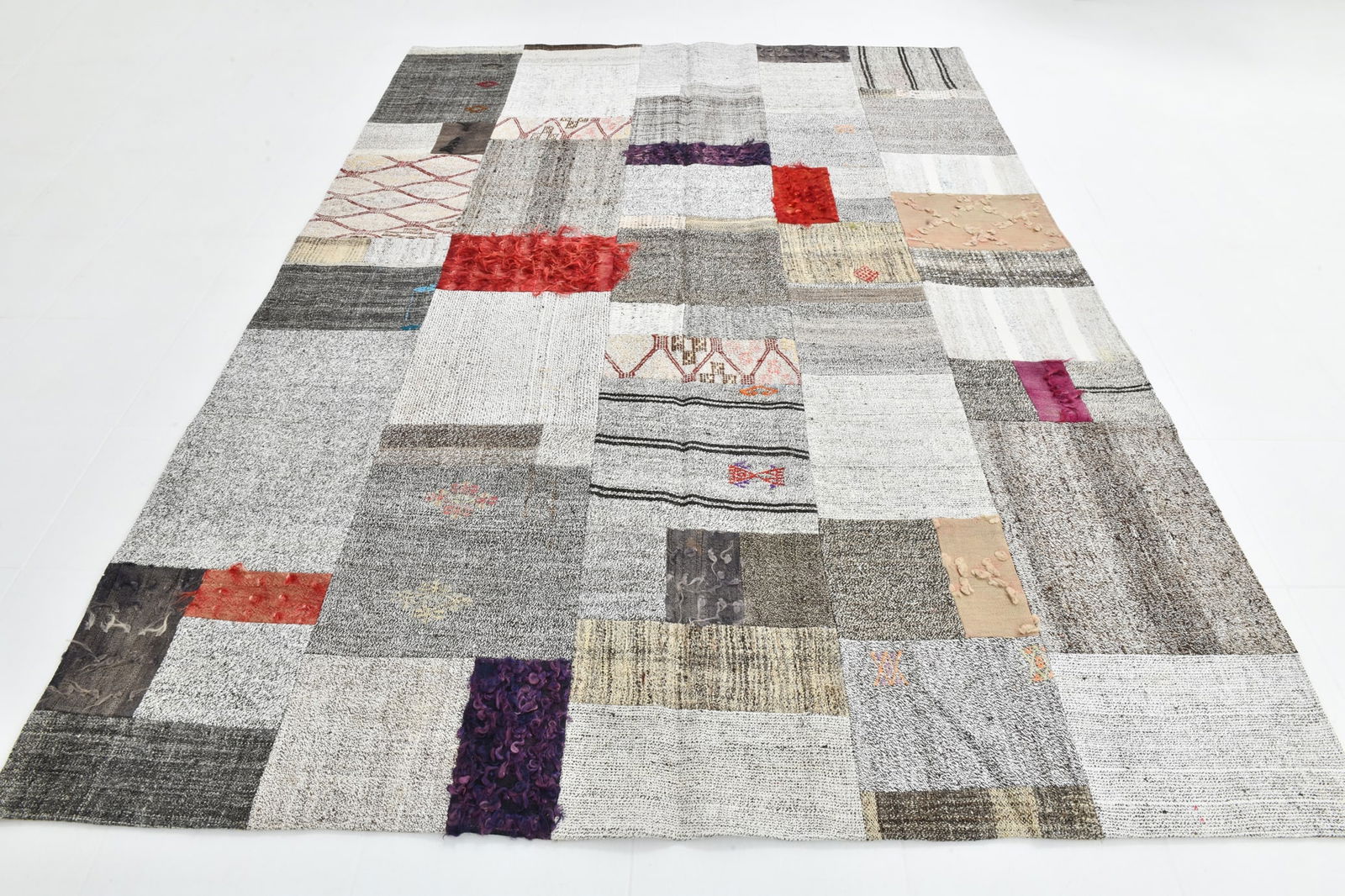 7'1'' x 10'1'' Turkish Flatweave Kilim Rug - 60692 - 2