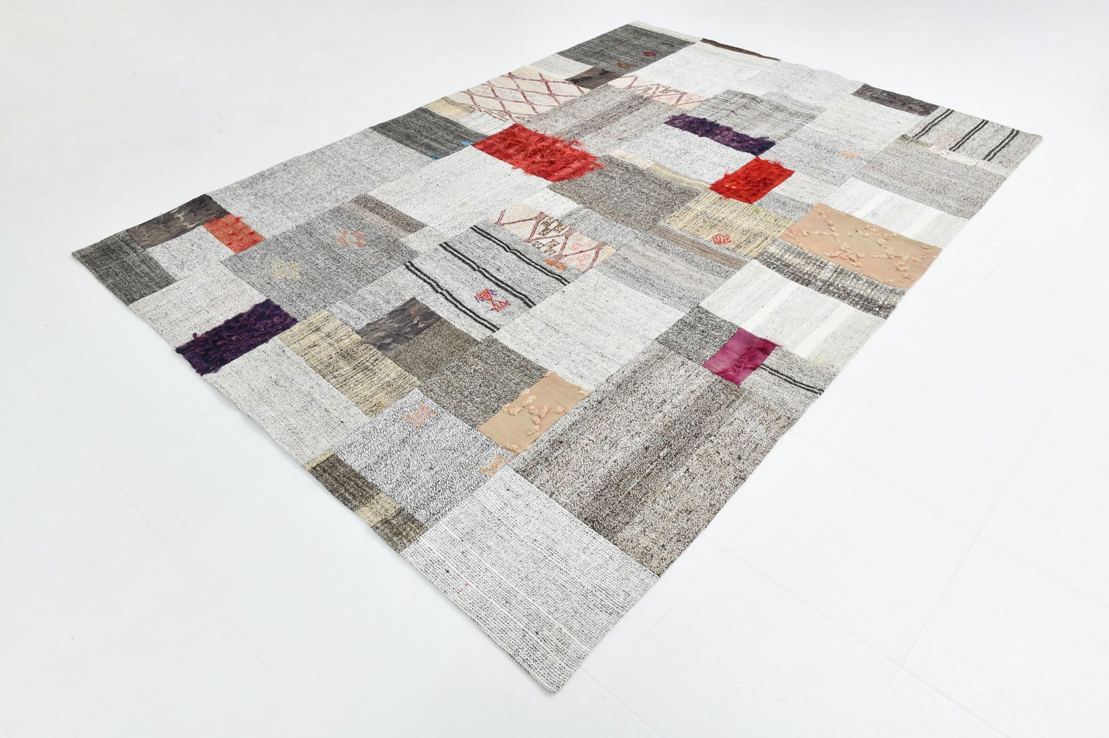 7'1'' x 10'1'' Turkish Flatweave Kilim Rug - 60692 - 3