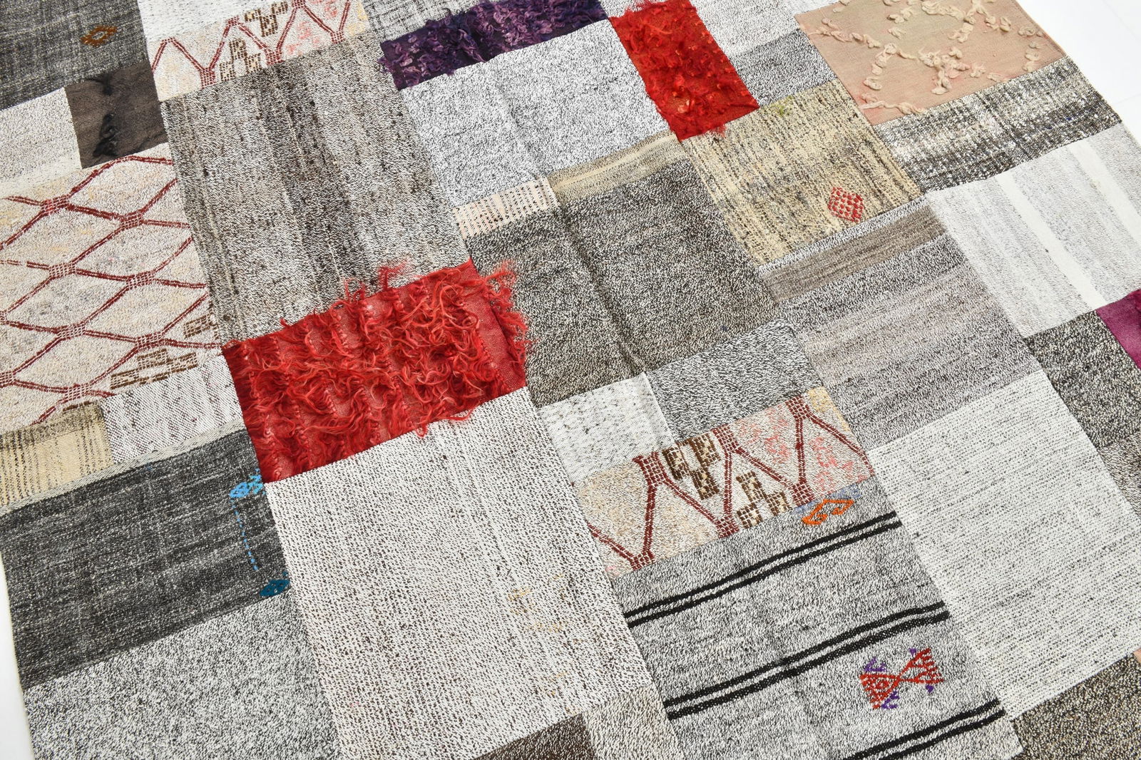 7'1'' x 10'1'' Turkish Flatweave Kilim Rug - 60692 - 9