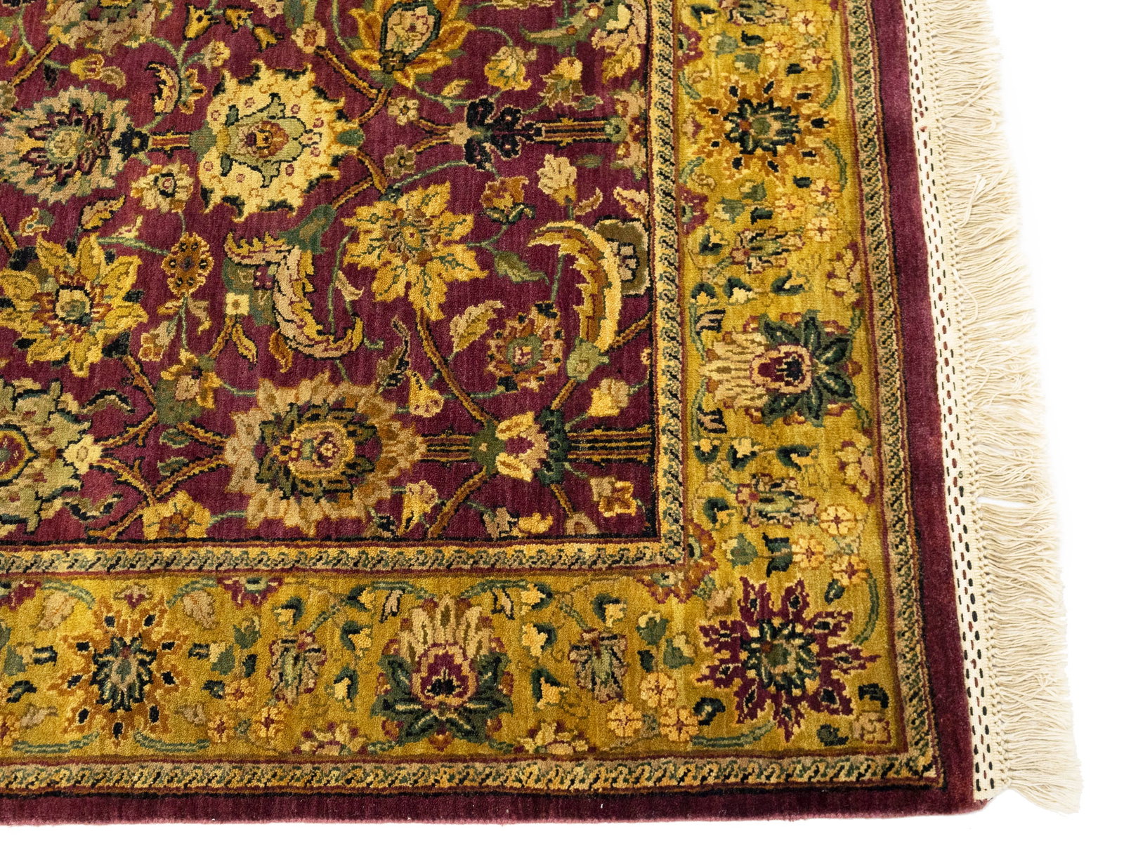 Purple Floral Classic 4X6 Agra Jaipur Oriental Rug - 8
