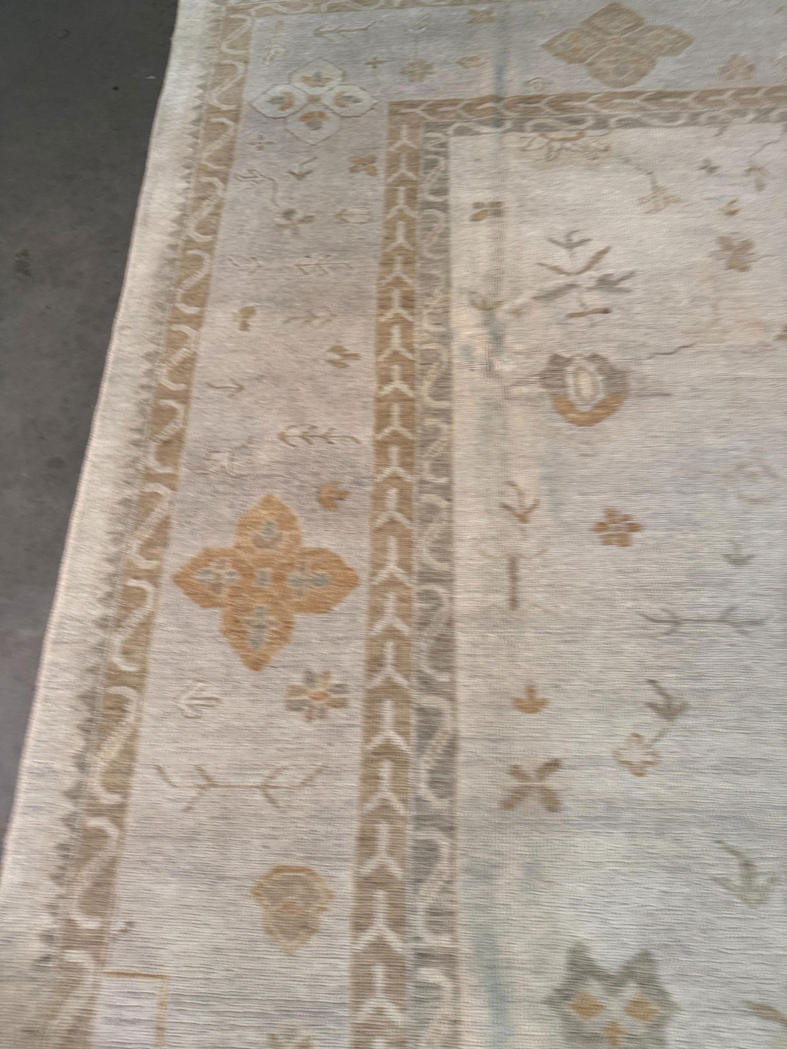 Exquisite Oushak Rug 8.7x11.2 - 7