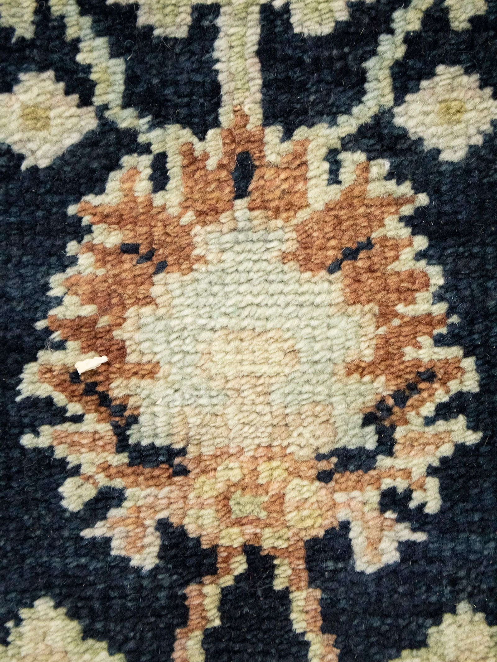 Black Floral 2'6X12 Peshawar Pakistan Oriental Runner Rug - 12