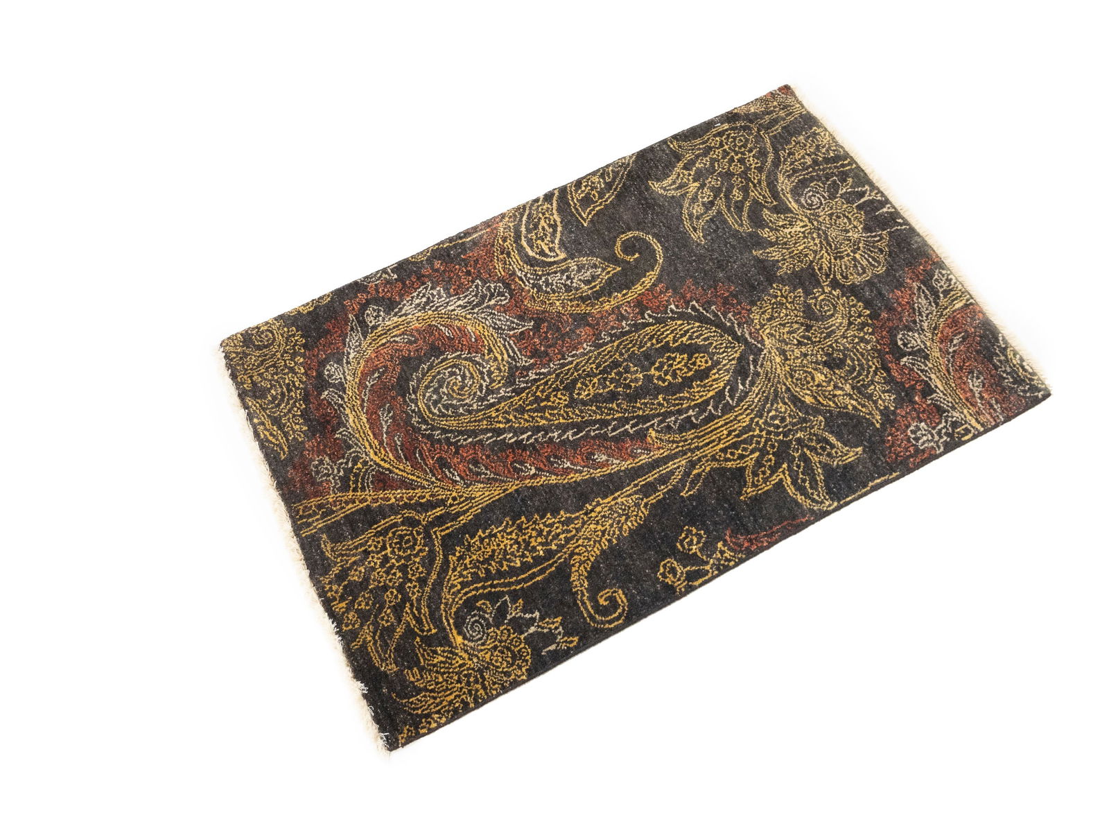 Charcoal Tribal Floral 2X3 Modern Oriental Rug - 4