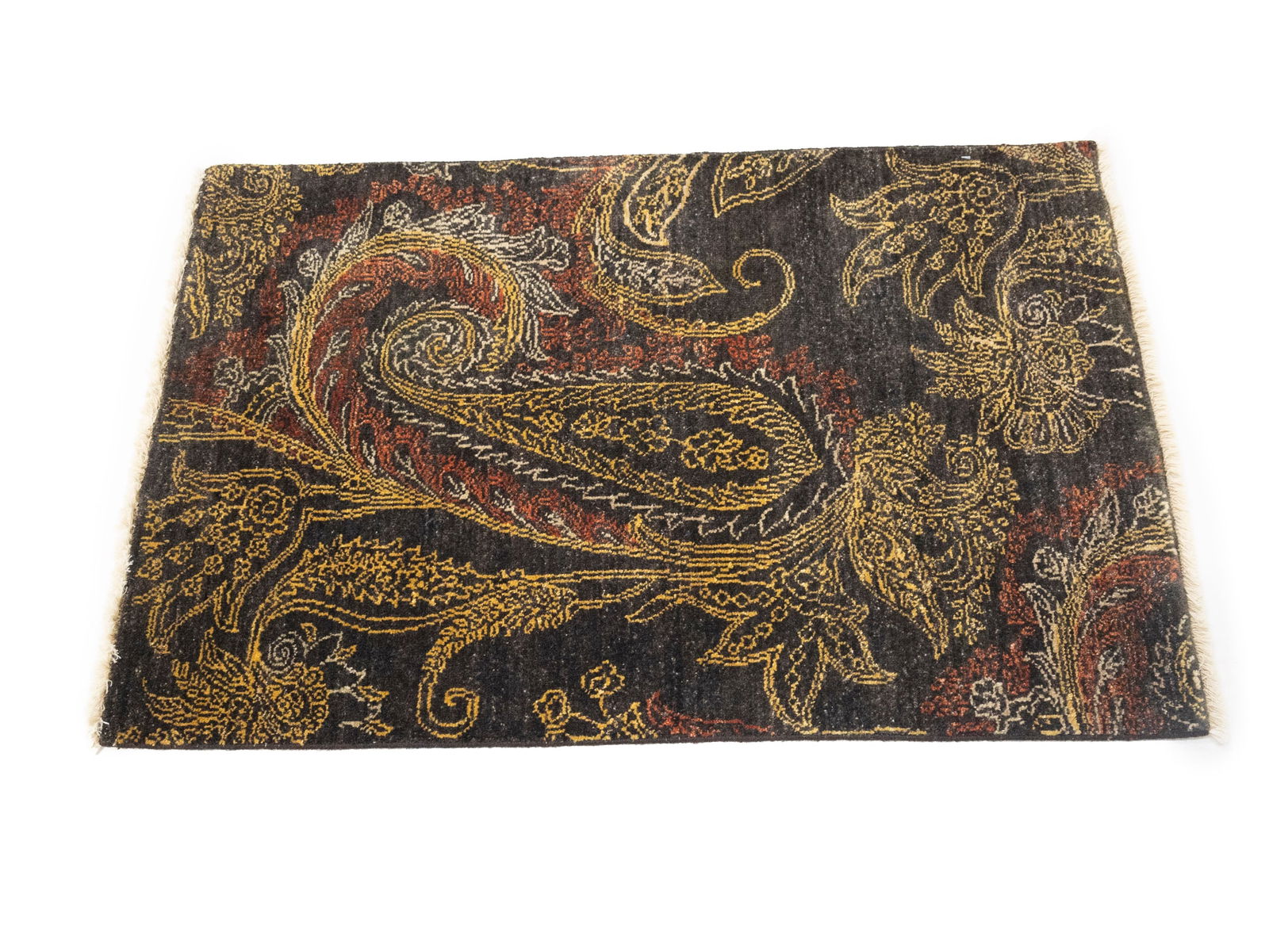 Charcoal Tribal Floral 2X3 Modern Oriental Rug - 5