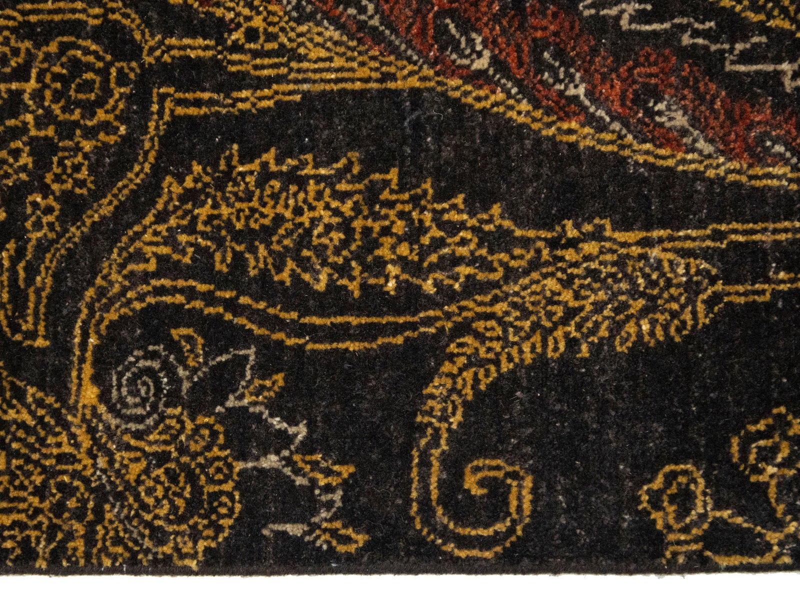 Charcoal Tribal Floral 2X3 Modern Oriental Rug - 9