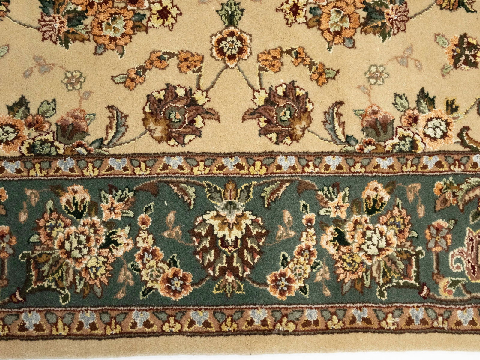 Cream Floral Chinese Style 4X6 Modern Oriental Rug - 10