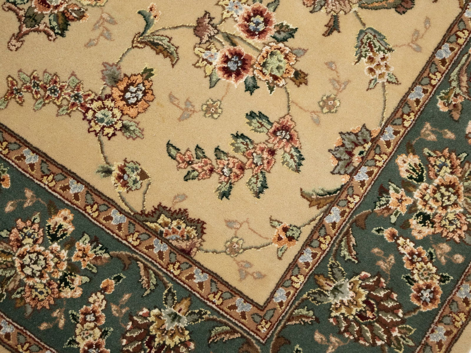 Cream Floral Chinese Style 4X6 Modern Oriental Rug - 12