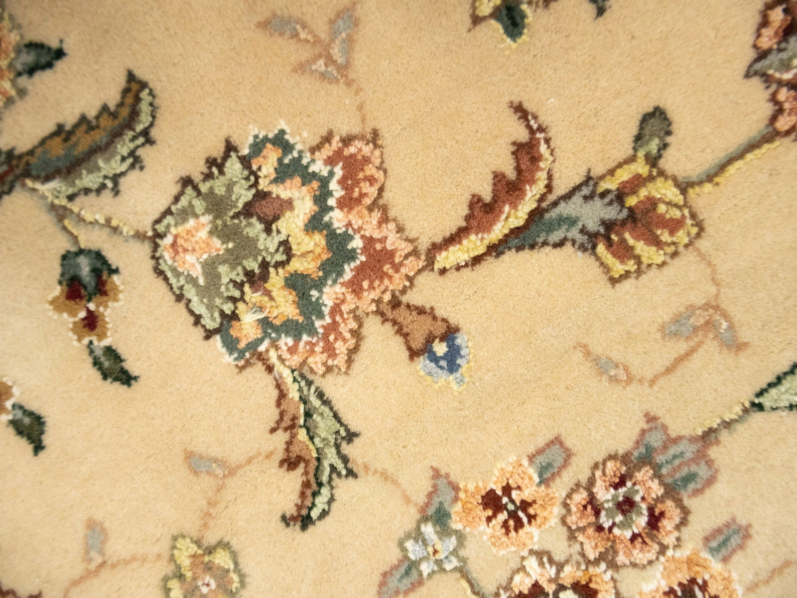 Cream Floral Chinese Style 4X6 Modern Oriental Rug - 14