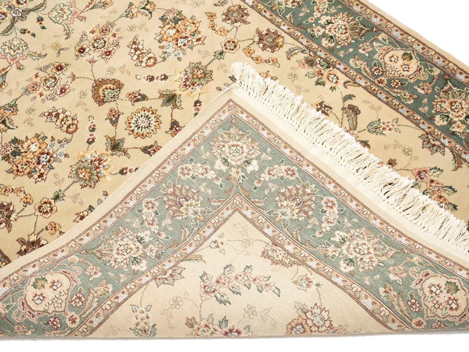 Cream Floral Chinese Style 4X6 Modern Oriental Rug - 15
