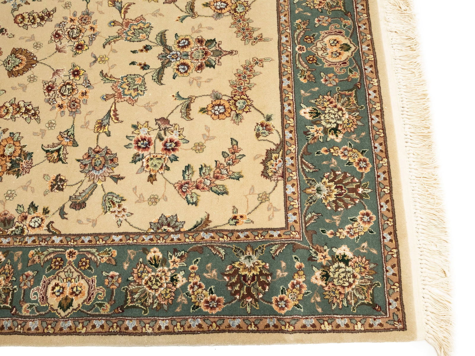 Cream Floral Chinese Style 4X6 Modern Oriental Rug - 8
